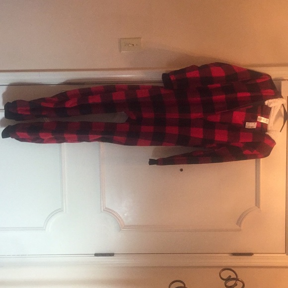 NEW Onesie Pajamas with Hoodie - Picture 2 of 3